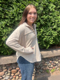 Grommet Pullover with Thumb Holes
