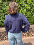 Sweater Cardigan With Button Detail