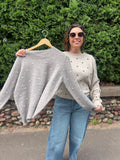 Cozy Dotted Crewneck Sweater