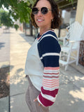 Striped Multi Colored Sweater