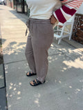 Lara Tencel Drawstring Ankle Pant