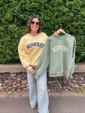 Midwest Graphic Long Sleeve CrewNeck