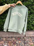 Midwest Graphic Long Sleeve CrewNeck