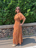 Boho Floral Maxi Dress