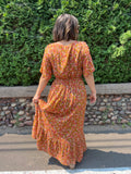 Boho Floral Maxi Dress