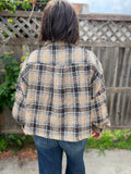 Plaid Cropped Shacket