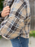 Plaid Cropped Shacket
