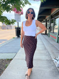 Polka Dot Midi Skirt