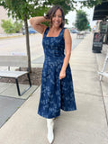 Floral Corset Detail Dress