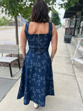 Floral Corset Detail Dress