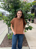 Boxy Corduroy Button Down