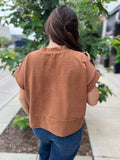 Boxy Corduroy Button Down