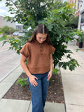Boxy Corduroy Button Down