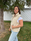 Sherpa High Collar Vest