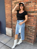 Mica Denim Midi Skirt