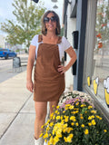 Corduroy Overall Dress