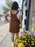 Corduroy Overall Dress
