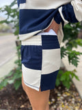 Striped Knit Shorts