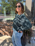 Cropped Long Sleeve Sweater