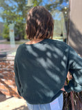 Cropped Long Sleeve Sweater