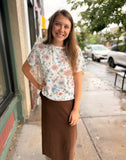 Floral Relaxed Fit Tee