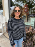 Loose Fit Striped Sweater