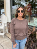 Loose Fit Raglan Sleeve Sweater