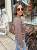 Loose Fit Raglan Sleeve Sweater