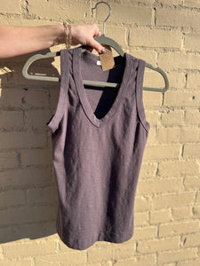 Basic Fitted Cooper Tank Top