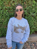 Deer Hunting Graphic Crewneck