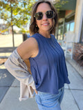 Jersey Knit Sleeveless Top