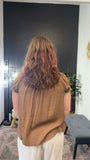 Ruffled Boat Neck Blouse