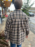 Blended Plaid Flannel Shirt