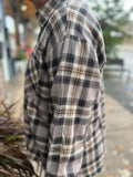 Blended Plaid Flannel Shirt
