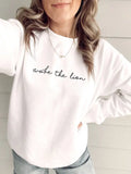Wake The Lion Embroidered Sweatshirt