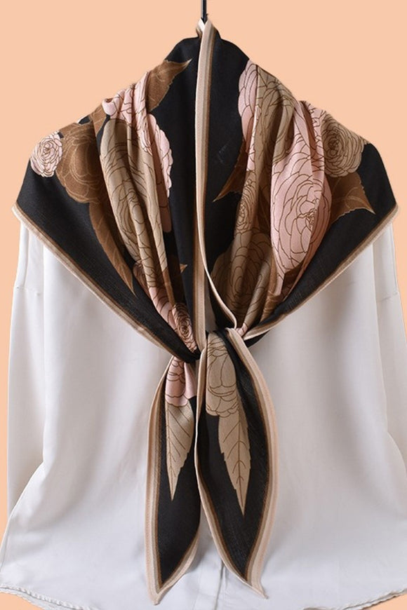 Printed Square Shawl Scarf