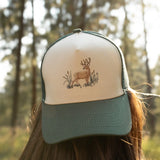 Embroidered Mesh Trucker Hat