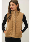 Corduroy Puffer Vest