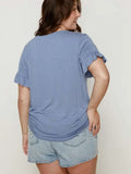 Bamboo Ruffle Sleeve Top