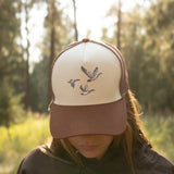 Embroidered Mesh Trucker Hat