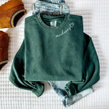 Midwest Script Embroidered Sweatshirt