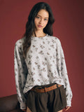 Textured Long Sleeve Pullover