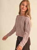 Kids Crew Neck Long Sleeve Sweater