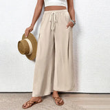 Casual Wide Leg Lightweight Pants