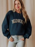 Midwest Graphic Long Sleeve CrewNeck
