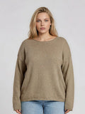 Textured Raw Edge Long Sleeve