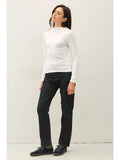Basic Ribbed Mock Neck Top