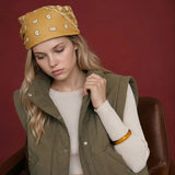 Cropped Mock Neck Puffer Vest