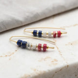 Red White and Blue Earrings