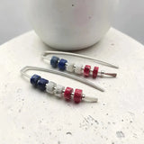 Red White and Blue Earrings